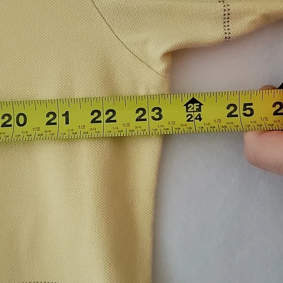 Nautica Men's Yellow 2 button Polo Shirt Size L - Picture 4 of 6
